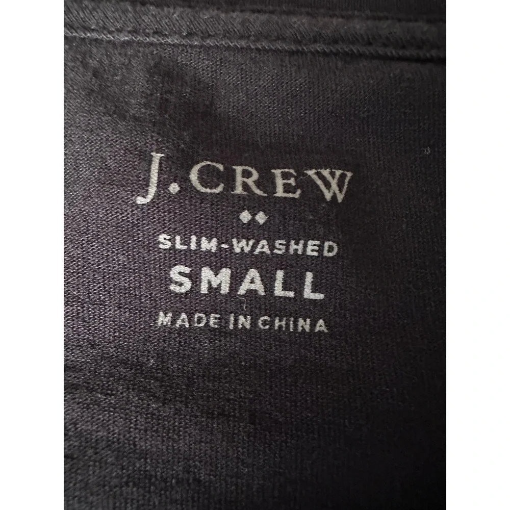 J.Crew‎ Men's Slim Washed Cotton Jersey V-Neck Tee Size S